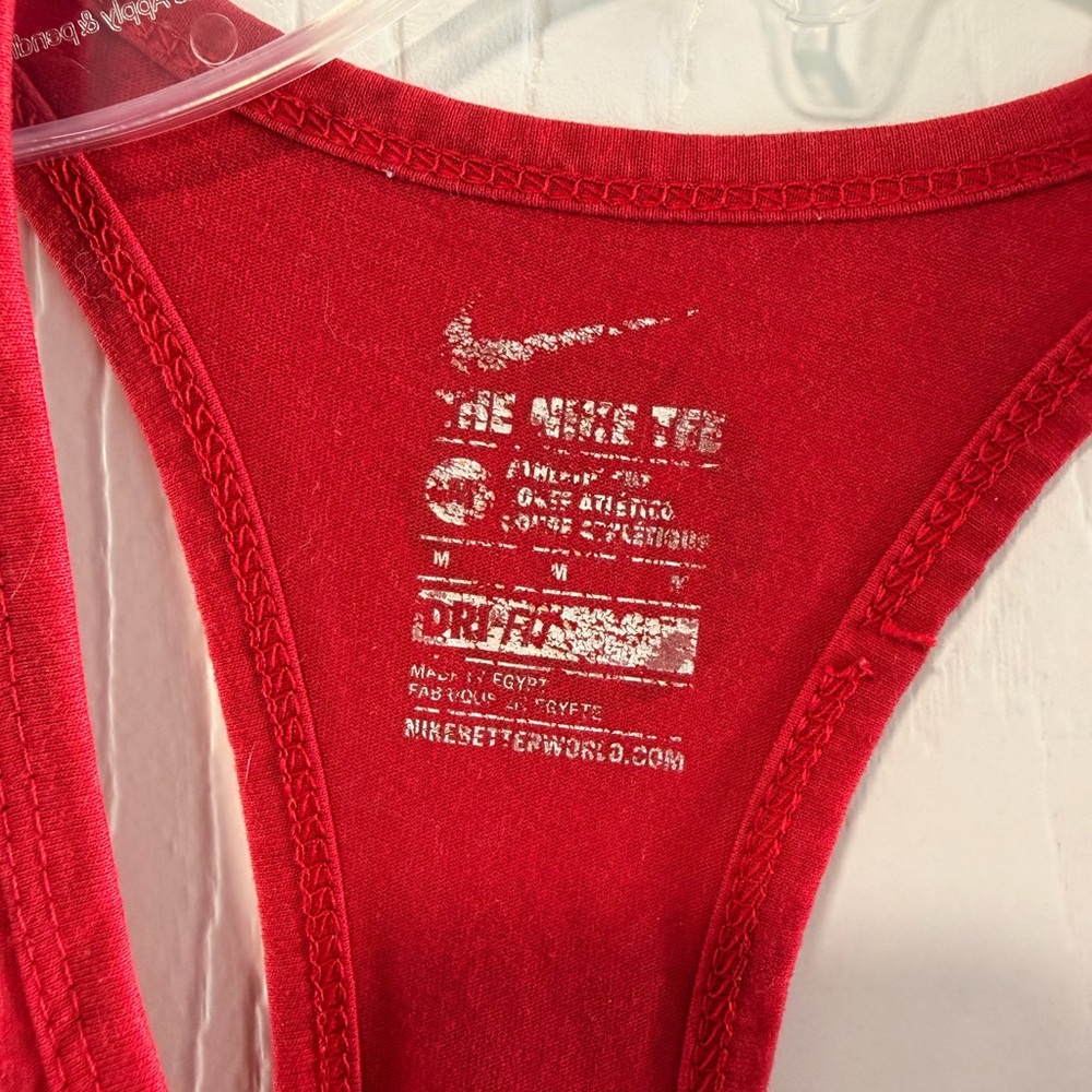 Nike USA Red Racerback Tank - size medium good condition - Picture 3 of 3